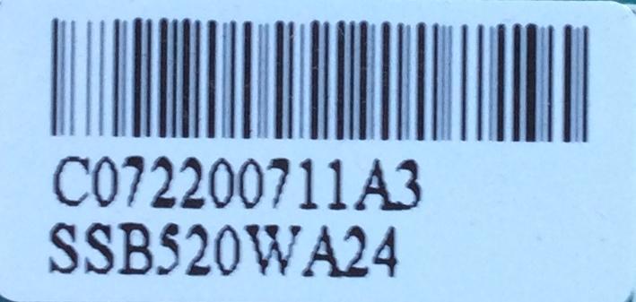BACKLIGHT / SAMSUNG INV52B24ARL / INV52B24A (RL) / SSB520WA24 / REV0.3 / PANEL LTA520HA03 / MODELOS LNT5265FX/XAA / LNT5265F / LE52M87BDX/XEU - Imagen 2